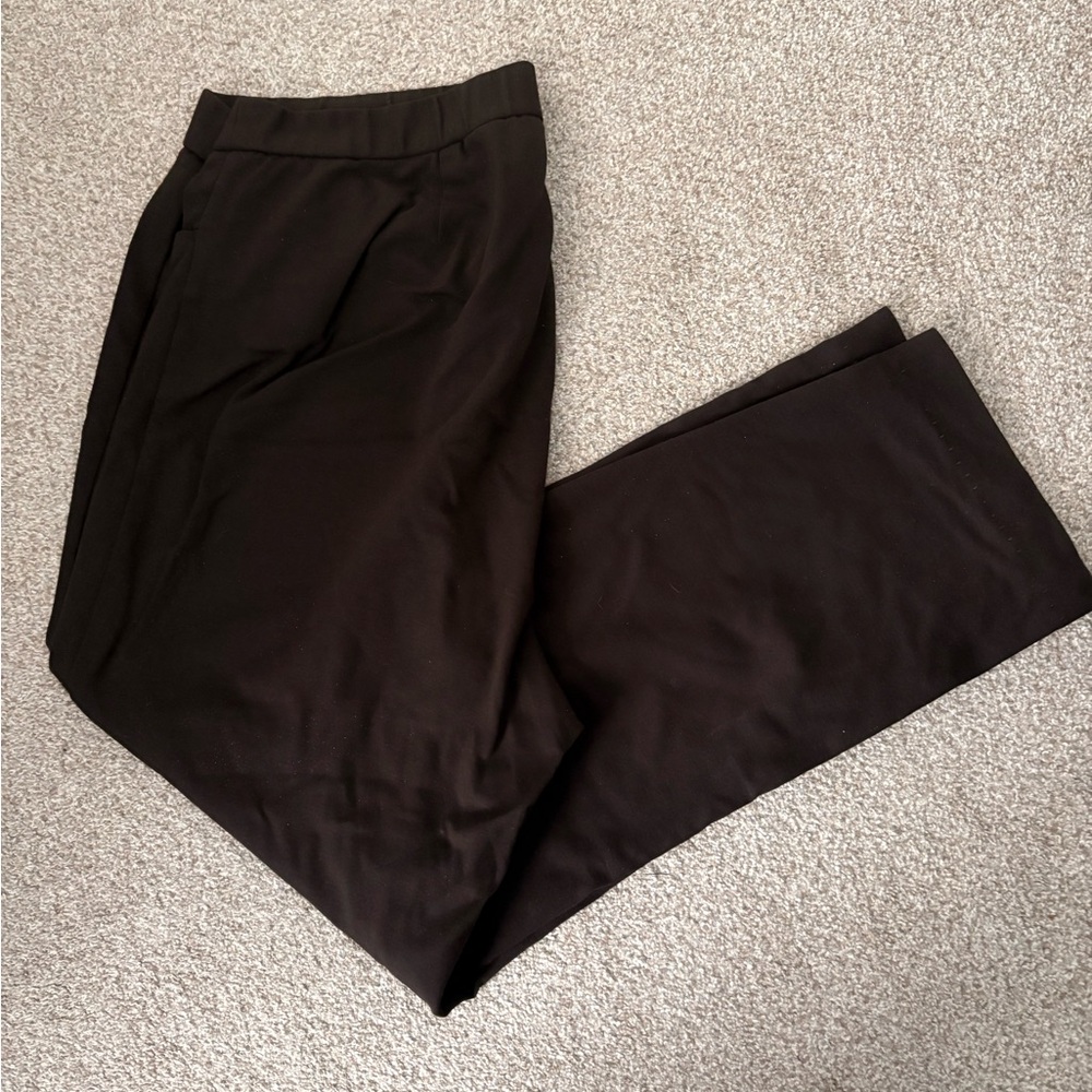 J.Jill Signature Ponte Brown Pants